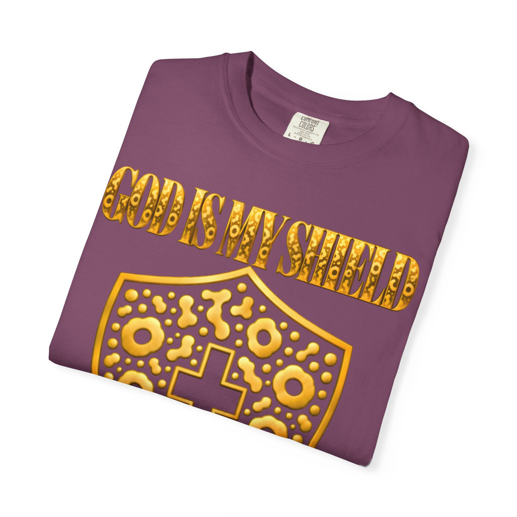God Is My Shield Christian Cross T-Shirt