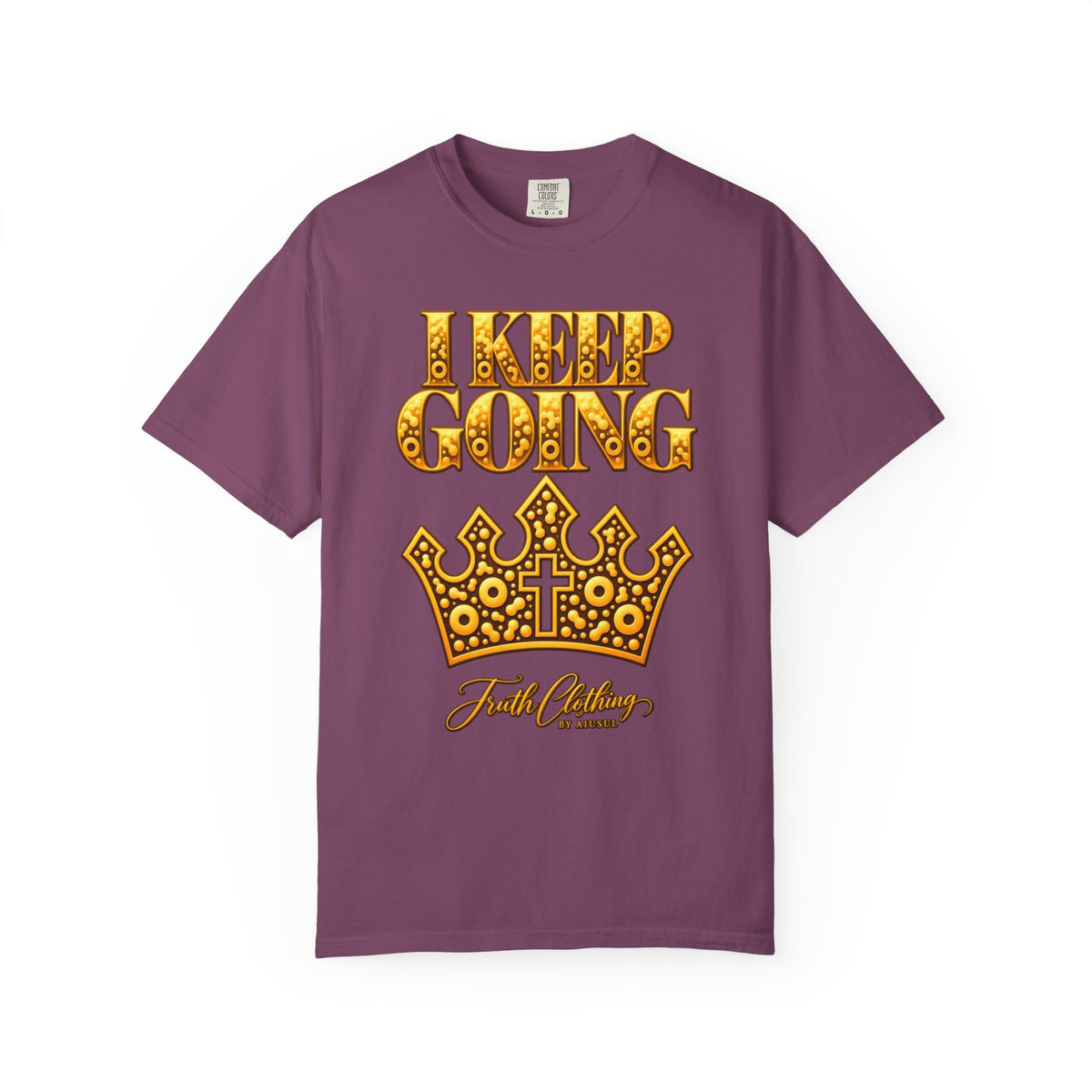 I Keep Going Faith-Inspired Crown T-Shirt