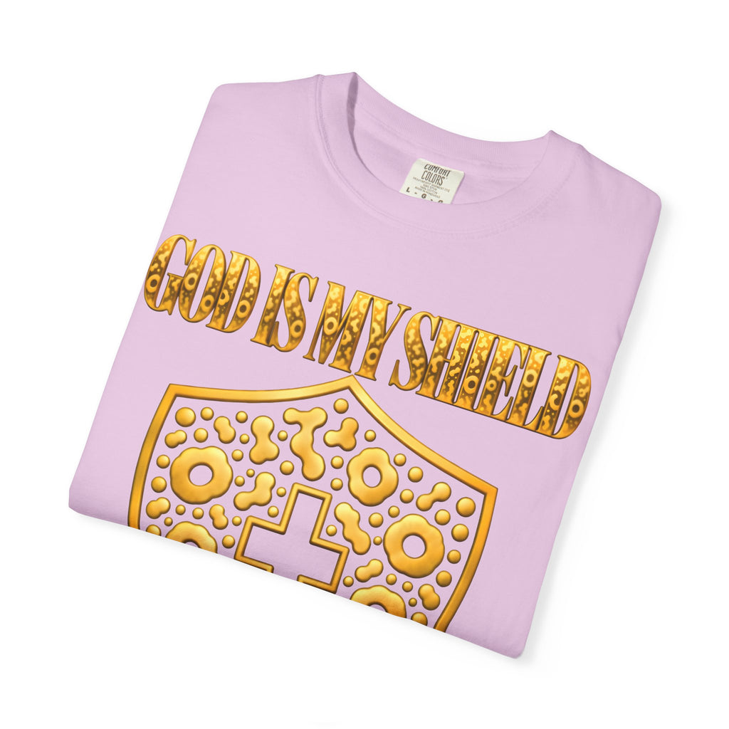 God Is My Shield Christian Cross T-Shirt