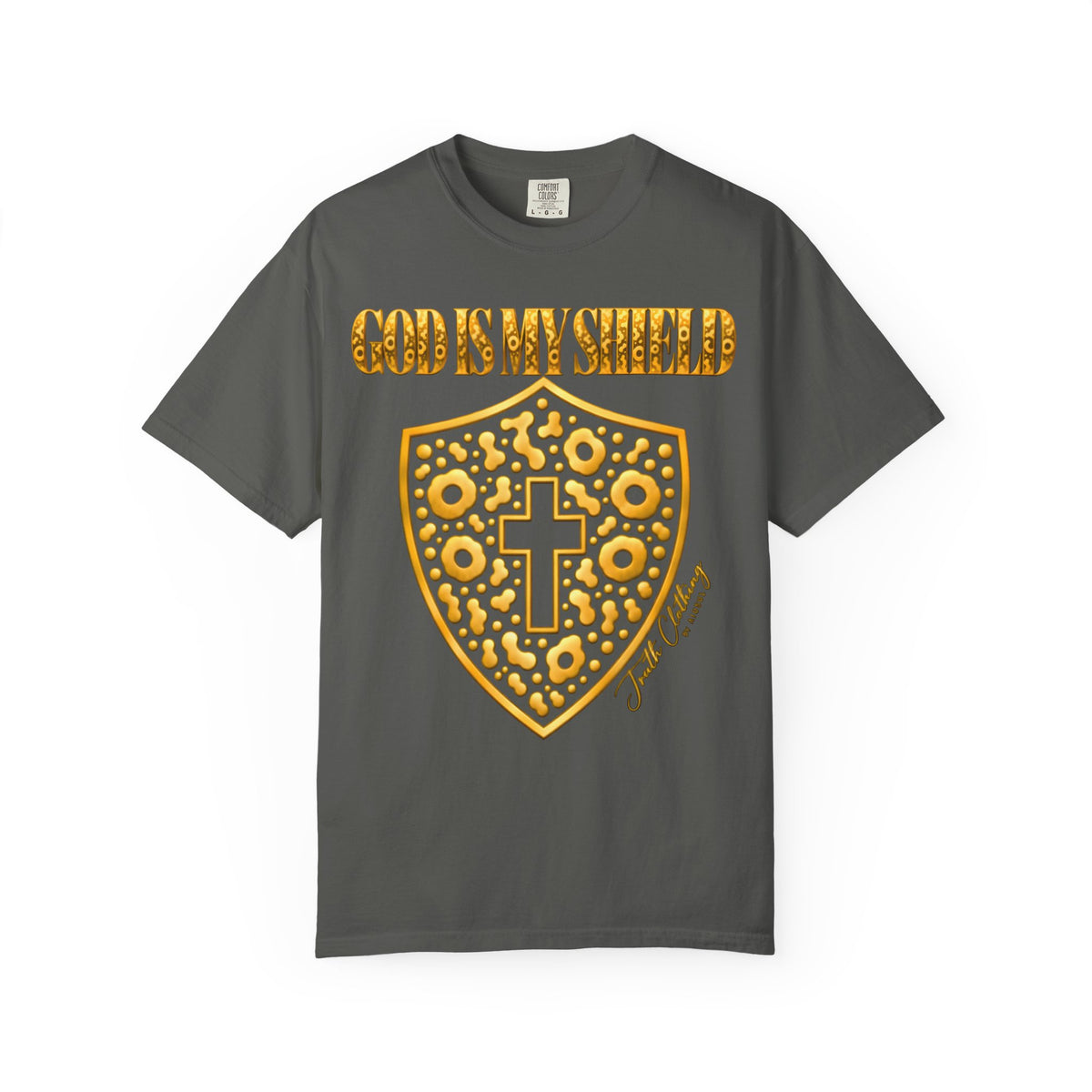 God Is My Shield Christian Cross T-Shirt