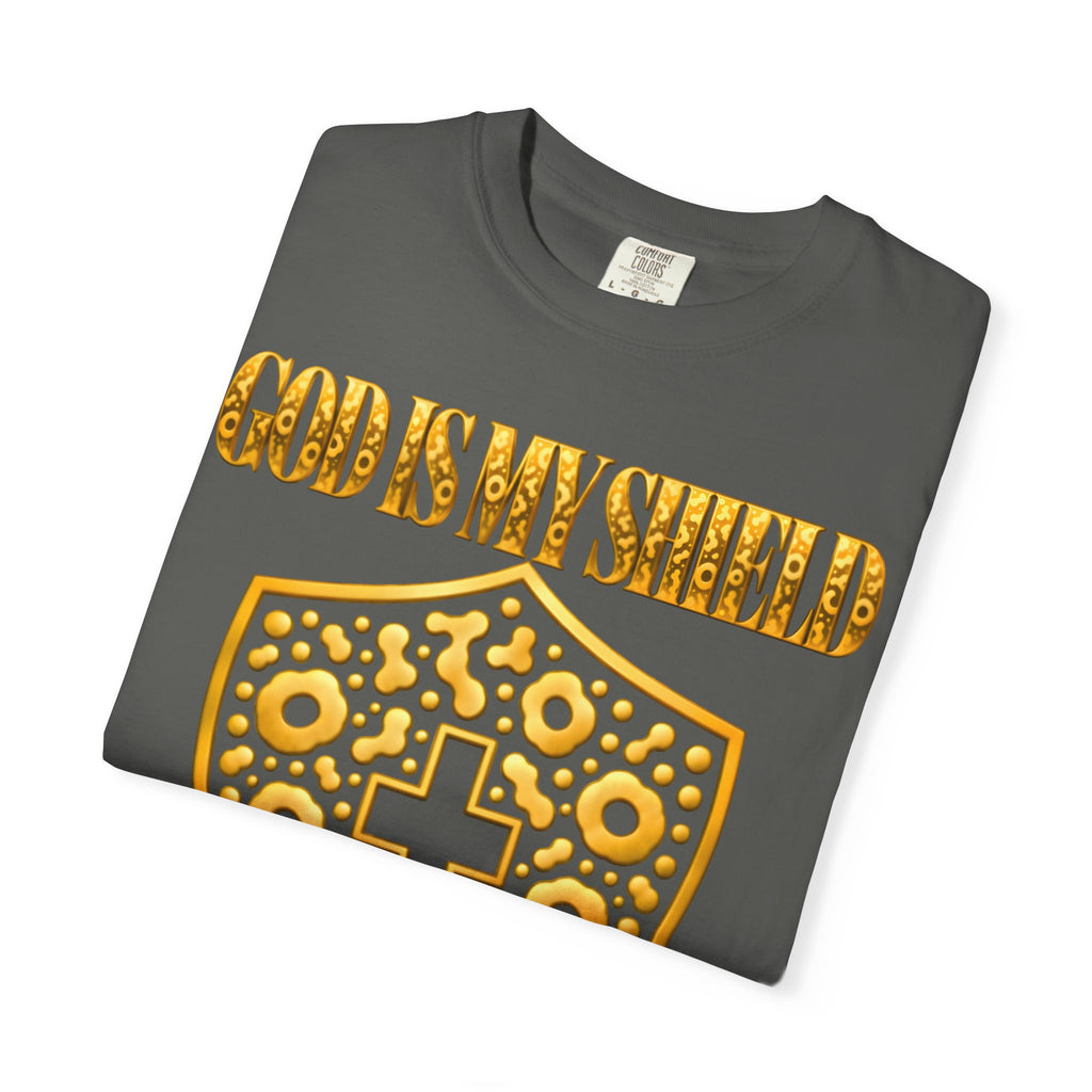 God Is My Shield Christian Cross T-Shirt
