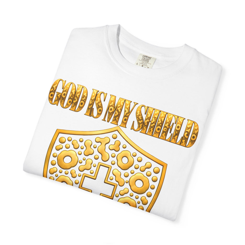God Is My Shield Christian Cross T-Shirt