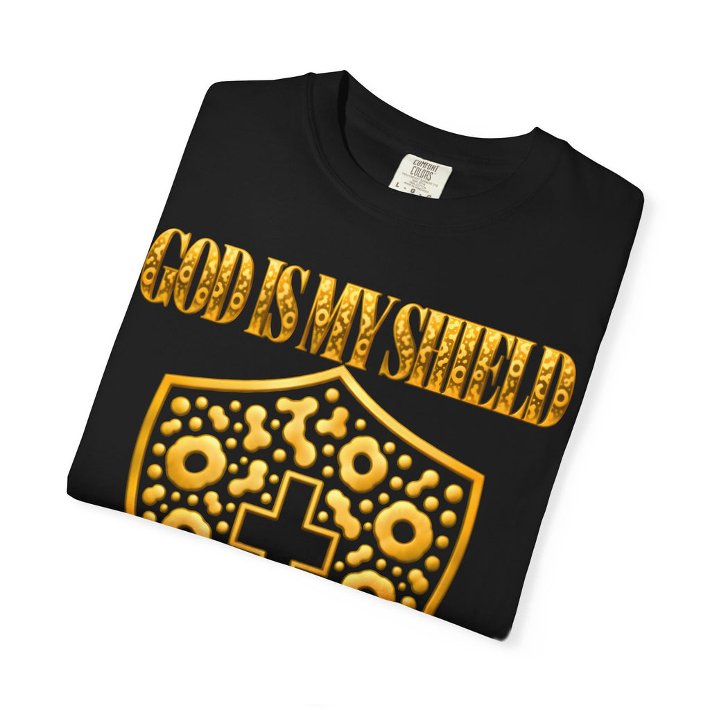 God Is My Shield Christian Cross T-Shirt