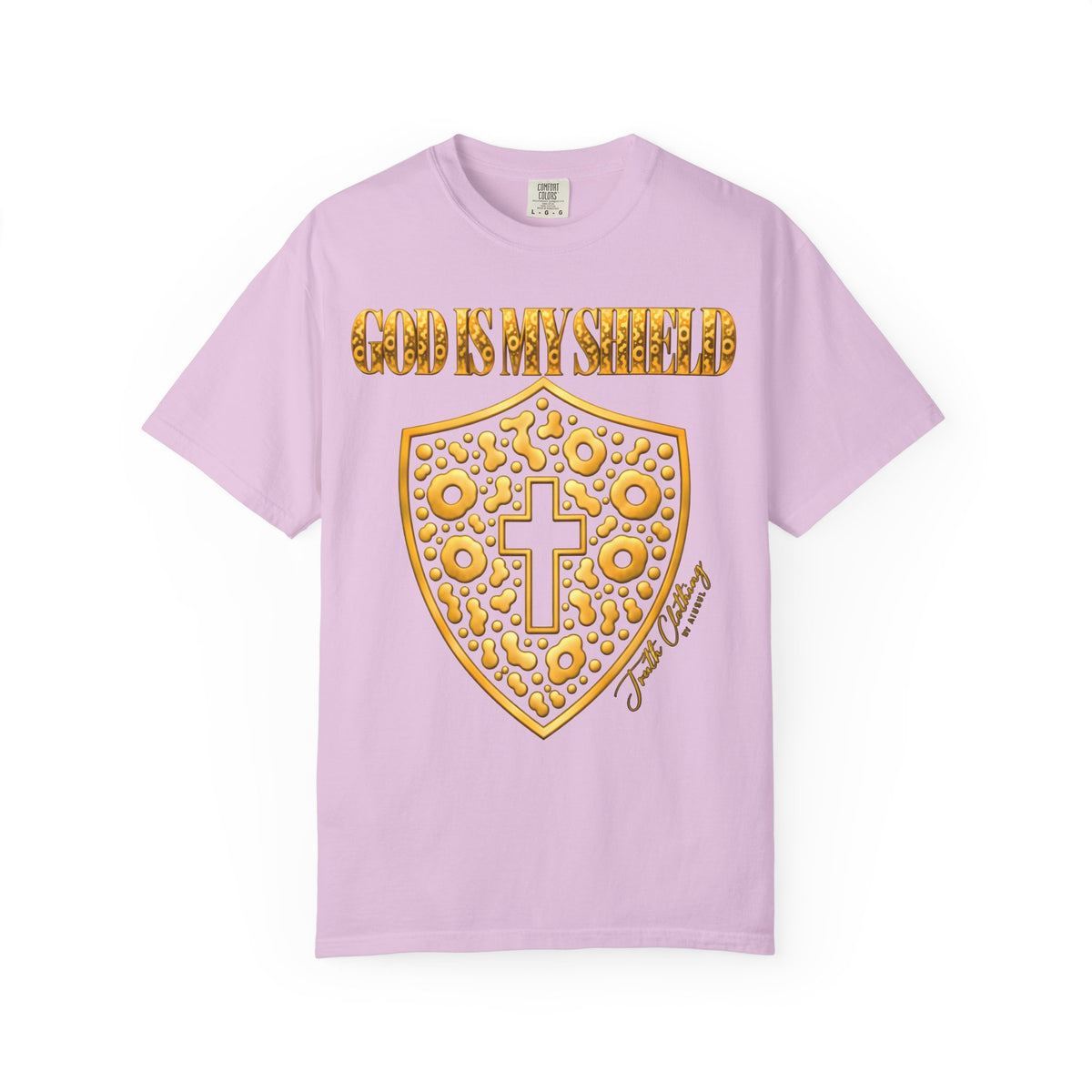 God Is My Shield Christian Cross T-Shirt