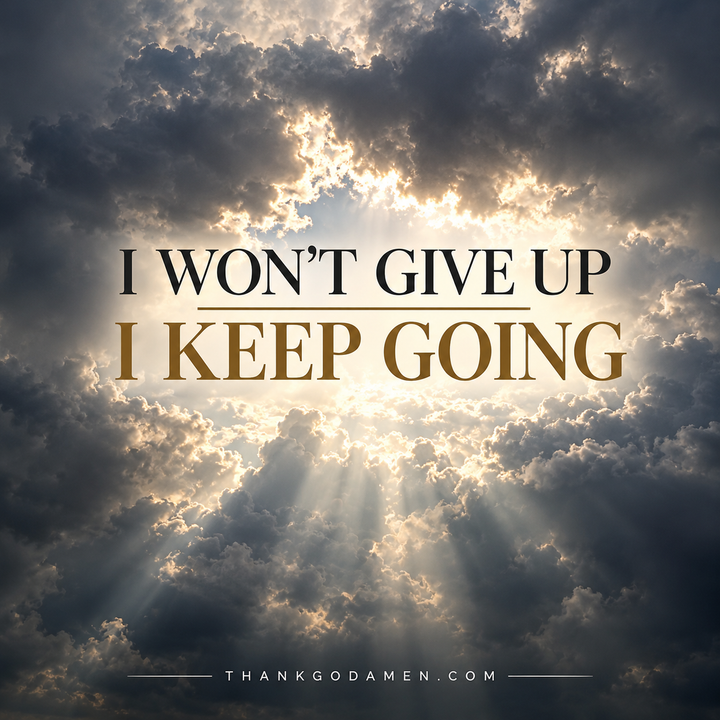 I Won't Give Up