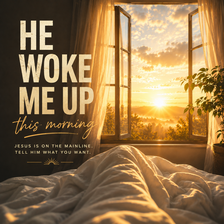 He Woke Me Up